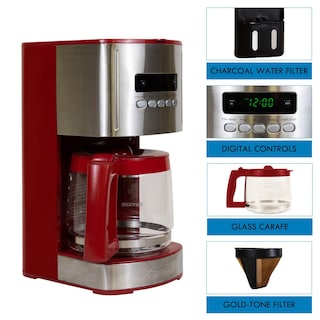 Foto 4 | Foto 4 | Cafetera Kenmore De 12 Tazas Con Temporizador De Acero Inoxidable - Venta Internacional.