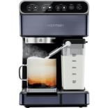 Chefman - Cafetera Espresso De 1,8 Litros Con Espumador Color Negro
