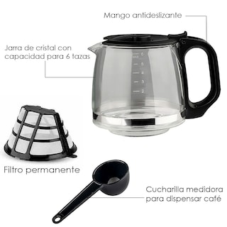 Foto 3 | Foto 3 | Cafetera Electrica Con Jarra Medidora Y Filtro Lavable