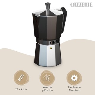 Foto 5 | Foto 5 | Cafetera Italiana 300ml De Aluminio Cazzenie