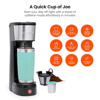 Foto 3 | Foto 3 | Cafetera Chefman de una sola Porción Compatible con K-cup y Ground - Venta Internacional