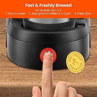 Foto 6 | Foto 6 | Cafetera Chefman de una sola Porción Compatible con K-cup y Ground - Venta Internacional