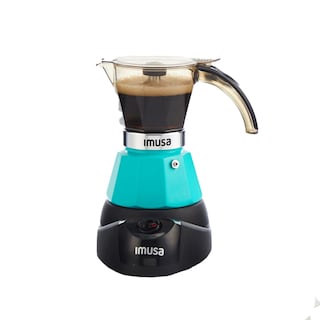 Foto 1 | Foto 1 | Cafetera Eléctrica Imusa Para 2 O 3 Tazas, Color Verde Azulado - Venta Internacional.