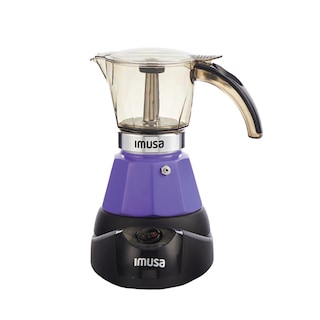 Foto 1 | Foto 1 | Cafetera Eléctrica Imusa Con Capacidad Para 3 O 2 Tazas, Color Morado - Venta Internacional.