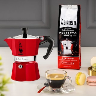 Foto 3 | Foto 3 | Cafetera Espresso Bialetti Moka Express Roja para 6 Tazas - Venta Internacional