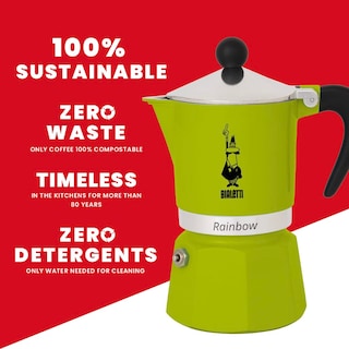 Foto 5 | Foto 5 | Bialetti 4972 Rainbow Espresso Maker, Green, 30 X 20 X 15 Cm - Venta Internacional.