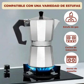 Foto 4 | Foto 4 | Cafetera Moka Italiana Espresso Mebix TRD para 6 Tazas