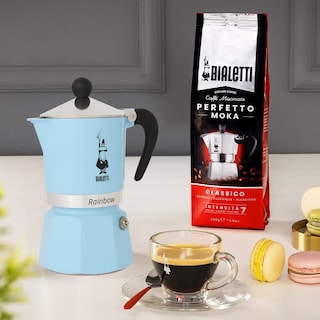 Foto 2 | Foto 2 | Cafetera Espresso Stovetop Bialetti Rainbow 6 Tazas 250 ml - Venta Internacional