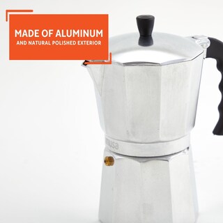 Foto 3 | Foto 3 | Cafetera Con Estufa Imusa 12 Tazas De Aluminio Fundido - Venta Internacional.