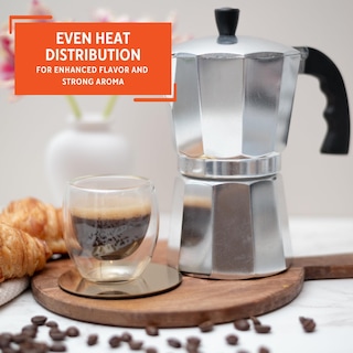 Foto 6 | Foto 6 | Cafetera Con Estufa Imusa 12 Tazas De Aluminio Fundido - Venta Internacional.