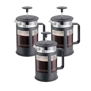 Foto 1 | Foto 1 | 3 Cafetera Prensa Francesa Negra 350ml. Drink Lab