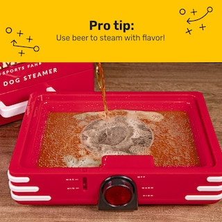 Foto 4 | Foto 4 | Hot Dog Steamer Nostalgia Game Day Para 20 Perros Y 8 Bollos - Venta Internacional.