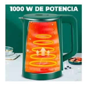 Foto 4 | Foto 4 | Jarra Tetera Eléctrica Hervidor De Agua 2.3l Polp.libre Bpa -blanco