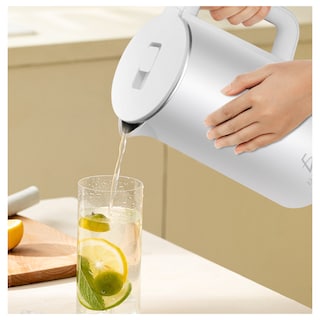 Foto 7 | Foto 7 | Jarra Hervidora Eléctrica Acero Inoxidable Silenciosa 1.5 L Color Blanco