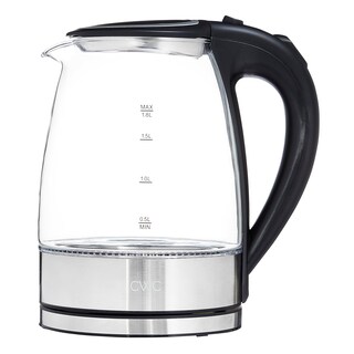 Foto 1 | Foto 1 | Hervidor Eléctrico Cook With Color Glass 1.8 L Rapid Boil Black - Venta Internacional.