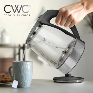 Foto 3 | Foto 3 | Hervidor Eléctrico Cook With Color Glass 1.8 L Rapid Boil Black - Venta Internacional.