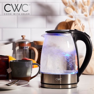 Foto 5 | Foto 5 | Hervidor Eléctrico Cook With Color Glass 1.8 L Rapid Boil Black - Venta Internacional.