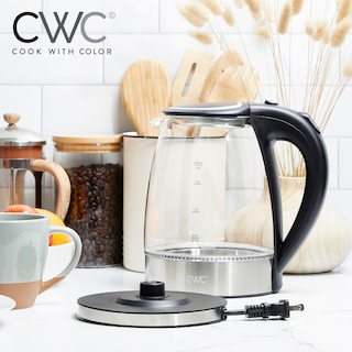 Foto 6 | Foto 6 | Hervidor Eléctrico Cook With Color Glass 1.8 L Rapid Boil Black - Venta Internacional.