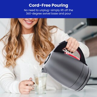 Foto 5 | Foto 5 | Hervidor Eléctrico Chefman 1.8l de Acero Inoxidable con Led Gris - Venta Internacional