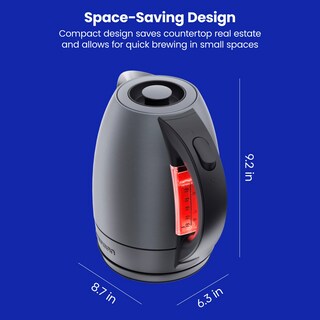 Foto 7 | Foto 7 | Hervidor Eléctrico Chefman 1.8l de Acero Inoxidable con Led Gris - Venta Internacional