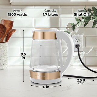 Foto 6 | Foto 6 | Hervidor Eléctrico Zulay Kitchen Fast-boiling 1.7l 1500w Blanco - Venta Internacional.