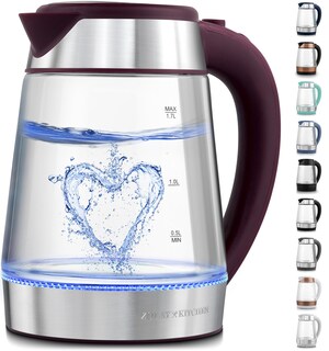 Foto 1 | Foto 1 | Hervidor Eléctrico Zulay Kitchen, De Ebullición Rápida, 1,7 L, 1500 W, Color Morado - Venta Internacional.