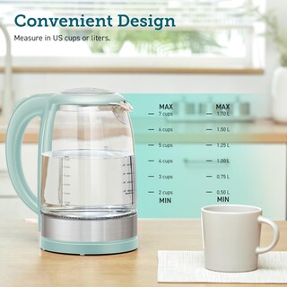 Foto 7 | Foto 7 | Hervidor Eléctrico Cosori Sin Filtro De Plástico 1.7l/1500w Verde - Venta Internacional.