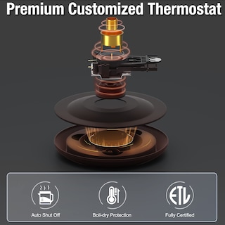Foto 5 | Foto 5 | Hervidor Eléctrico Dezin 2l De Vidrio Sin Bpa Y Acero Inoxidable 304 - Venta Internacional.
