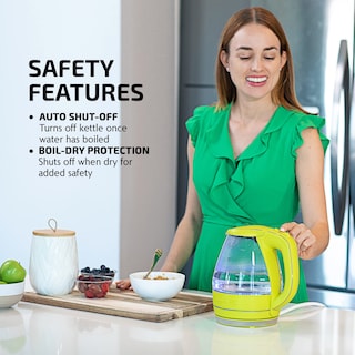 Foto 4 | Foto 4 | Hervidor Eléctrico Ovente Kg83g 1.5l De Vidrio Borosilicato Verde - Venta Internacional.