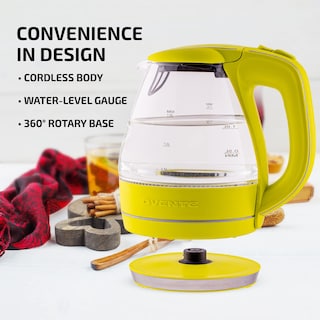 Foto 5 | Foto 5 | Hervidor Eléctrico Ovente Kg83g 1.5l De Vidrio Borosilicato Verde - Venta Internacional.