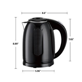 Foto 6 | Foto 6 | Hervidor Eléctrico Ovente Kd64b 1.7l 1100w Acero Inoxidable Negro - Venta Internacional.