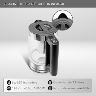 Foto 3 | Foto 3 | Rca Tetera Eléctrica Rc-330 Con Infusor De Té Extraíble