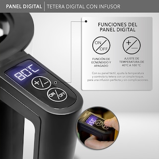 Foto 7 | Foto 7 | Rca Tetera Eléctrica Rc-330 Con Infusor De Té Extraíble