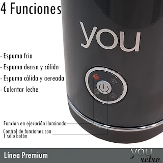 Foto 5 | Foto 5 | Espumador Leche Calentador Hervidor Agua Chocolate You Retro