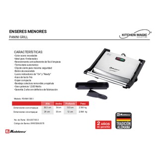 Foto 2 | Foto 2 | Parrilla Panini Grill Koblenz PGK-M1500I Grande