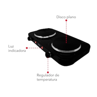 Foto 4 | Foto 4 | Parrilla Eléctrica Plancha de Doble Disco Plano RCA RC2000N Negra