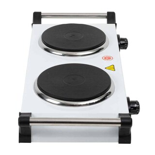 Foto 2 | Foto 2 | Parrilla Eléctrica IUSA color Blanco 2 Quemadores de Disco con Asa