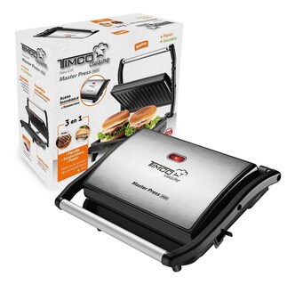 Foto 1 | Foto 1 | Parrilla Panini Sandwichera Doble Placa Antiadhente Timco