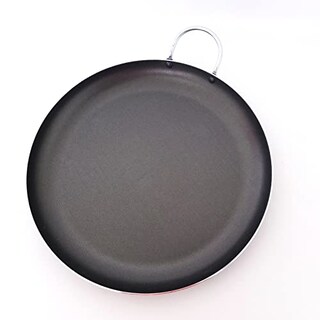 Foto 1 | Foto 1 | Parrilla Comal Redondo Cinsa, 26 Cm, Aluminio Negro Con Antiadherente, Comal, Comal Con Asa, Comal D