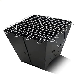 Foto 1 | Foto 1 | Parrilla De Carbón Portátil, Cuadrada, Plegable Instantánea, De Barbacoa De Mesa, Cocina Portátil