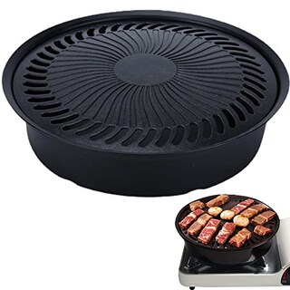 Foto 1 | Foto 1 | Parrilla De Barbacoa Coreana, Sartén Antiadherente Para Barbacoa Coreana Para Estufa, Estufa De Cas