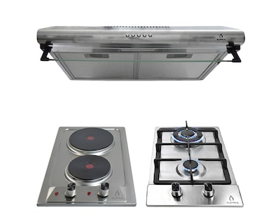 Foto 1 | Foto 1 | Campana con Parrilla Eléctrica y de Gas Supra 3 Piezas