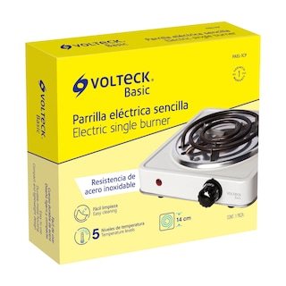 Foto 2 | Foto 2 | Parrilla Eléctrica Volteck Basic 1 Quemador Cuadrada
