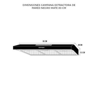 Foto 6 | Foto 6 | Combo Disa Home Parrilla Inducción 2 Quemadores y Campana Extractora de Pared color Negro 80 cm
