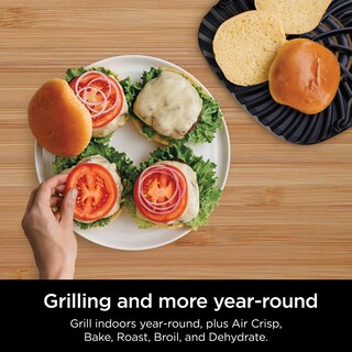 Foto 4 | Foto 4 | Parrilla Interior Ninja Eg201 Foodi 6 en 1 con Air Fry Negro y Plateado - Venta Internacional