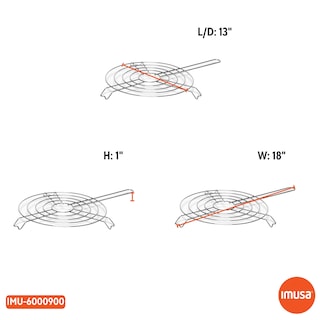 Foto 6 | Foto 6 | Arepa Grill Imusa Usa Imu-6000900 28 Cm De Aluminio Plateado - Venta Internacional.