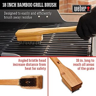 Foto 5 | Foto 5 | Cepillo para Parrilla Weber 18 Bamboo - Venta Internacional