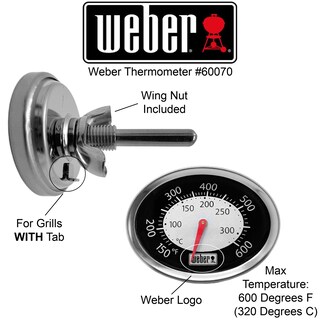 Foto 3 | Foto 3 | Termómetro Weber 60070 Ovalado De Repuesto Para Parrillas Weber Q - Venta Internacional