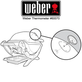 Foto 5 | Foto 5 | Termómetro Weber 60070 Ovalado De Repuesto Para Parrillas Weber Q - Venta Internacional