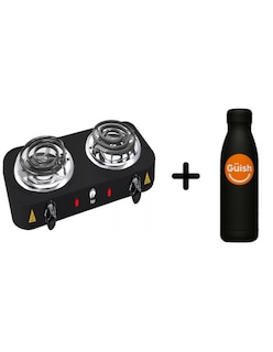 Foto 1 | Foto 1 | Parrilla Eléctrica 2 Quemadores Acero Inoxidable + Termo Güish Gratis